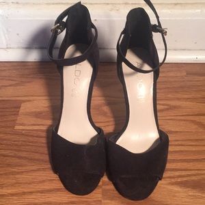 Aldo black heels